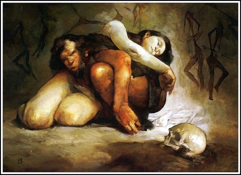 Jeff Jones: Cave Girl