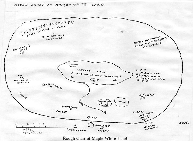 Схему затерянного моря. Карта земли Мепл Уайта. Страна Мепл Уайта.