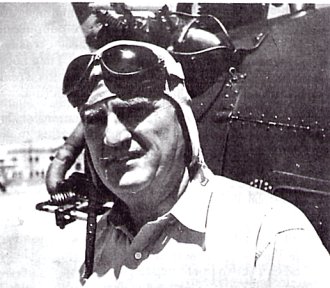 Jim Pierce 1941 with Travelair aircraft