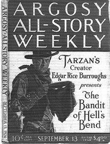 Argosy All-Story - September 13, 1924 - The Bandit of Hell's Bend 1/6 b/w