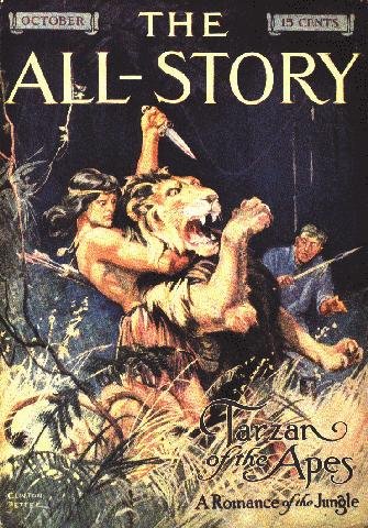 Clinton Pettee Pulp Cover - All-Story Pulp Magazine - October 1912