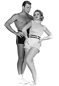 Buster Crabbe With Ida Lupino in Search for Beauty