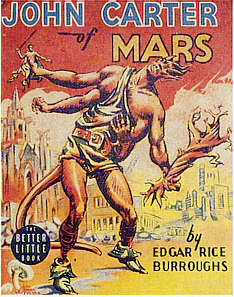 John Carter of Mars by Edgar Rice Burroughs - Whitman - No. 1402