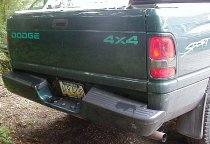Tarak's truck with customized bumper