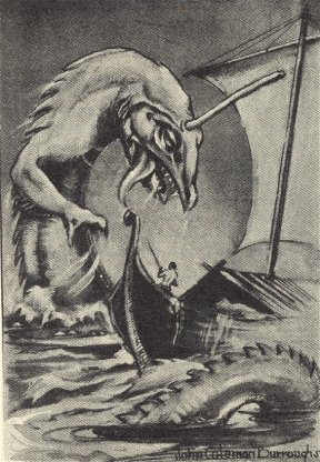 I saw monstrous creatures of the depth