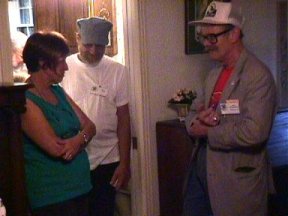 Sue chats with Abner Perry and Prof. AQ Porter