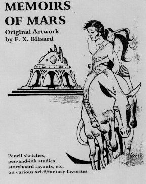 1. Memoirs of Mars by F.X. Blisard