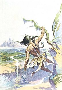 Tarzan and the Lost Empire by Frank Frazetta