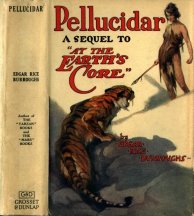 Pellucidar dust jacket illustration by J. Allen St. John