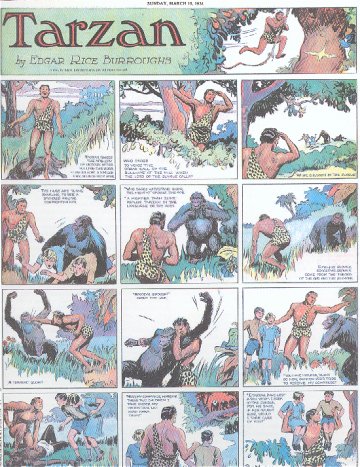 Rex Maxon's first Tarzan Sunday page: March 15, 1931