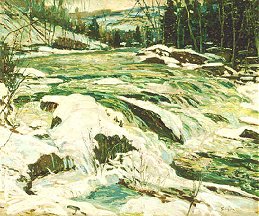 Falls in Winter by Walter Elmer Schofield