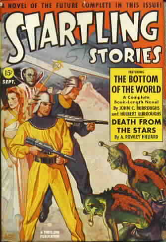 Startling Stories: September 1941 - John C. & Hulbert Burroughs ~ Cover: Rudolph Belarski