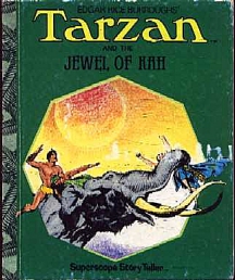 Superscope Hogarth juvenile book from 1977: Tarzan and the Jewel of Kah