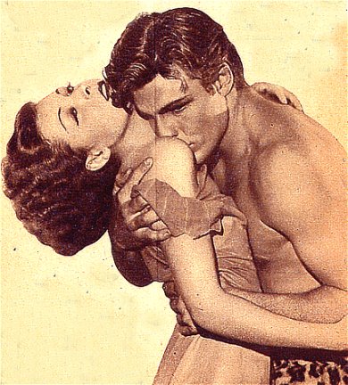 Buster Crabbe and Frances Dee in King of the Jungle.