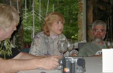 Mary with JoN and Jim ~ photo by Tarak