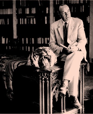 Edgar Rice Burroughs and His Tiger
