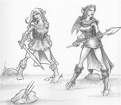 elves in their urukish disguises ~ Art by Al Cook