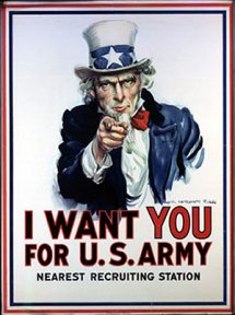 Uncle Sam Wants You - US Recruitment Poster