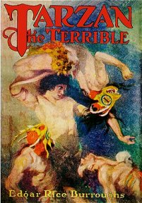 J. Allen St. John: Tarzan the Terrible - 9 interior sepia plates - map by ERB