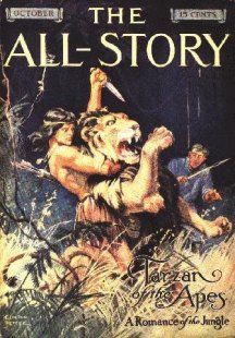 Clinton Pettee art: All-Story October 1912 - Tarzan of the Apes