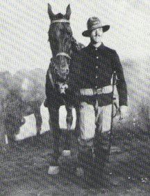 Son Jack Burroughs Re-enacts ERB's Cavalry Days