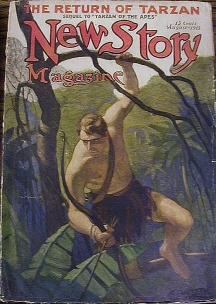 N.C. Wyeth cover for New Story - August 1913 - The Return of Tarzan 3/7