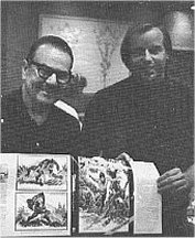 Danton with artist Burne Hogarth