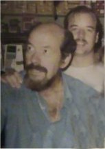 Dan and dad, JCB, in the ERB warehouse
