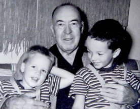 Grandpa Ed with Danton and Johnny