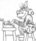 Rita cartoon by Frank Frazetta