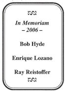 In Memoriam: ERB Fans