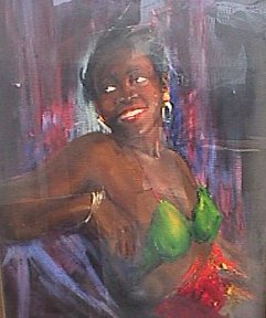 Black woman portrait by JCB
