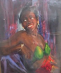 Black woman portrait by JCB