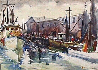 Dock scene