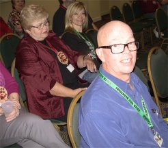 John Burroughs - ERB's grandson with Willie Jones, Janet Mann and Cathy Wilbanks