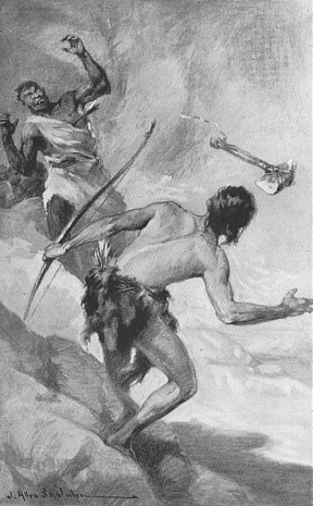 My shaft pierced the Sagoth's heart - he lunged at my feet stone dead - pg 212