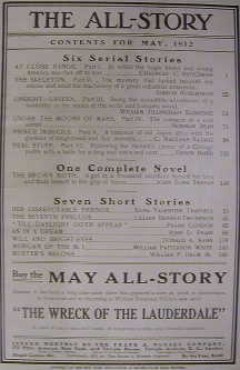All Story - May 1912 - Under the Moons of Mars 4/6 contents