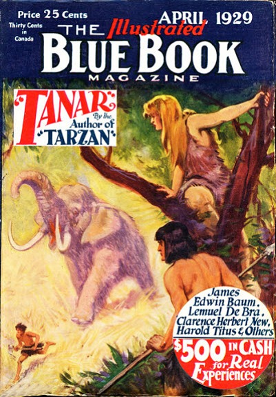 Blue Book - April 1929 - Tanar of Pellucidar 2/6