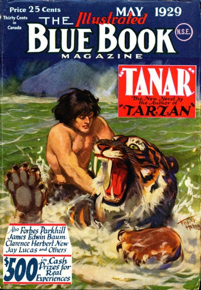 Blue Book - May 1929 - Tanar of Pellucidar 3/6