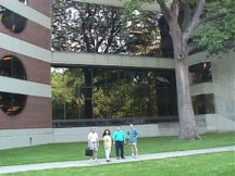 ERB scholars at the Ekstrom Library Building