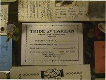 Tribe of Tarzan Membership Card