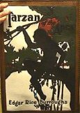 First Edition Tarzan of the Apes Cover hand-tooled in leather by fan