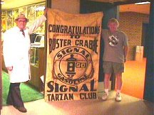 Signal Oil / Buster Crabbe Promotional Banner from the '30s