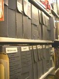 Stacks of ERB fan material and articles