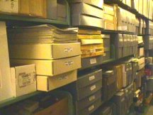 Stacks of ERB fan material and articles