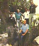 Fanzine editors 1989 Dum-Dum: George McWhorter, Pete Ogden, Bill Ross, Mike Conran, Frank Westwood