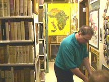 Super fan from Britain: Laurence Dunn researching fanzines