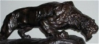 John Coleman Burroughs sculpture: Sabre Tooth Tiger