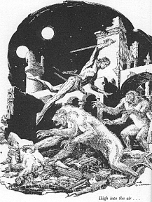 Frontispiece: High into the air...