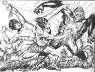 Jungle Tales of Tarzan by Burne Hogarth